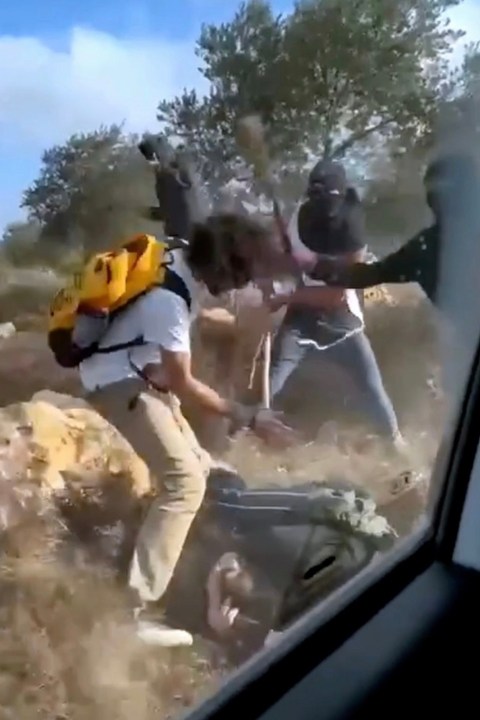 Israeli Settlers Assault Palestinian Farmers During Olive Harvest