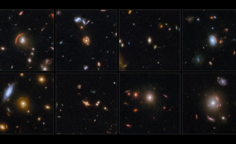 James Webb Telescope Confirms Einstein’s Theory with Eight Stunning Images