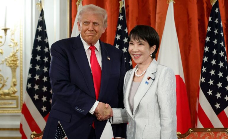 Japan’s First Female PM Faces Key Challenge with Trump Visit