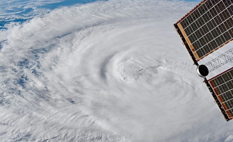 Japanese Astronaut Observes Two Typhoons from Space Station