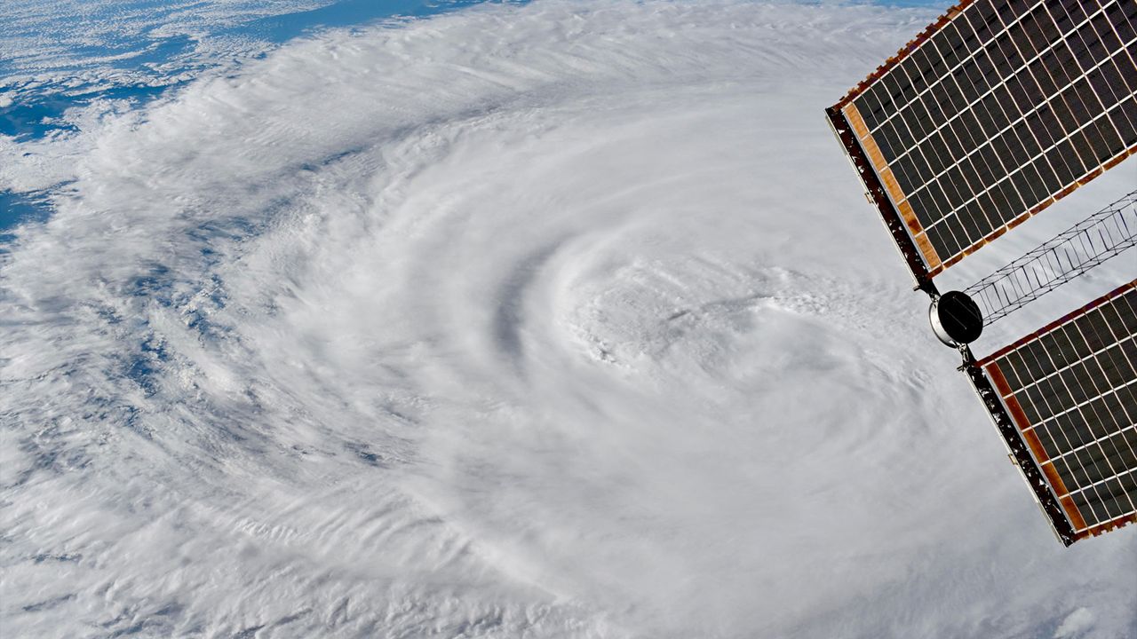 Japanese Astronaut Observes Two Typhoons from Space Station