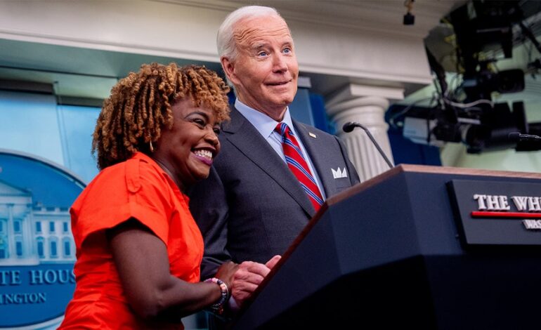Karine Jean-Pierre Defends Biden Amid 2024 Race Controversy