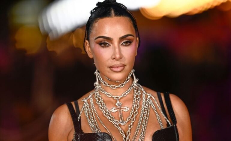 Kim Kardashian Steals Spotlight in Stunning Corset at Premiere