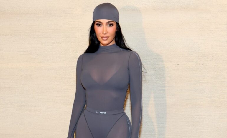 Kim Kardashian Stuns Fans with Sheer Bra Top Selfie on Instagram