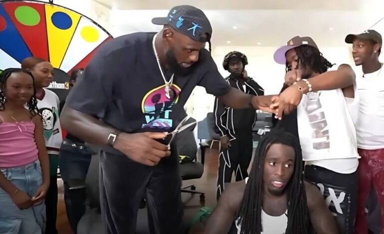 LeBron James Cuts Kai Cenat’s Dreadlocks in Epic Stream Event