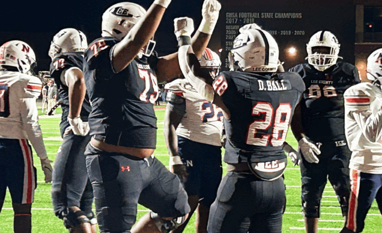 Lee County Trojans Crush Northside Eagles 54-12 in Blowout