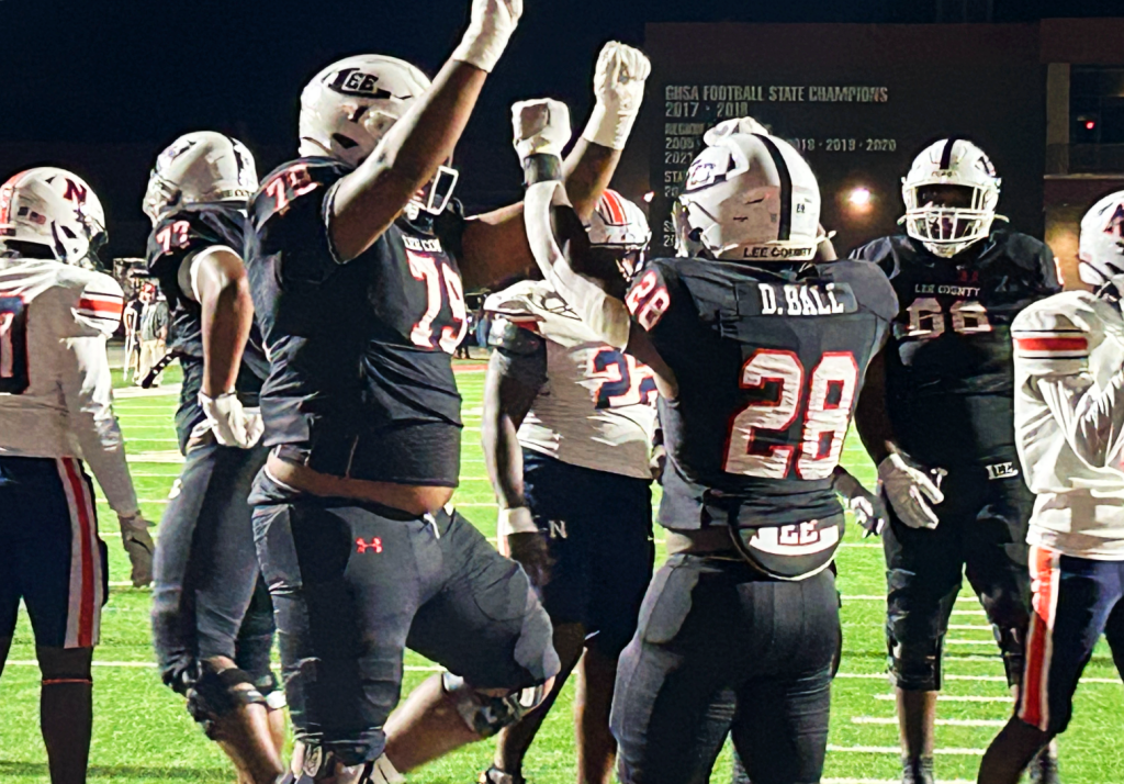 Lee County Trojans Crush Northside Eagles 54-12 in Blowout