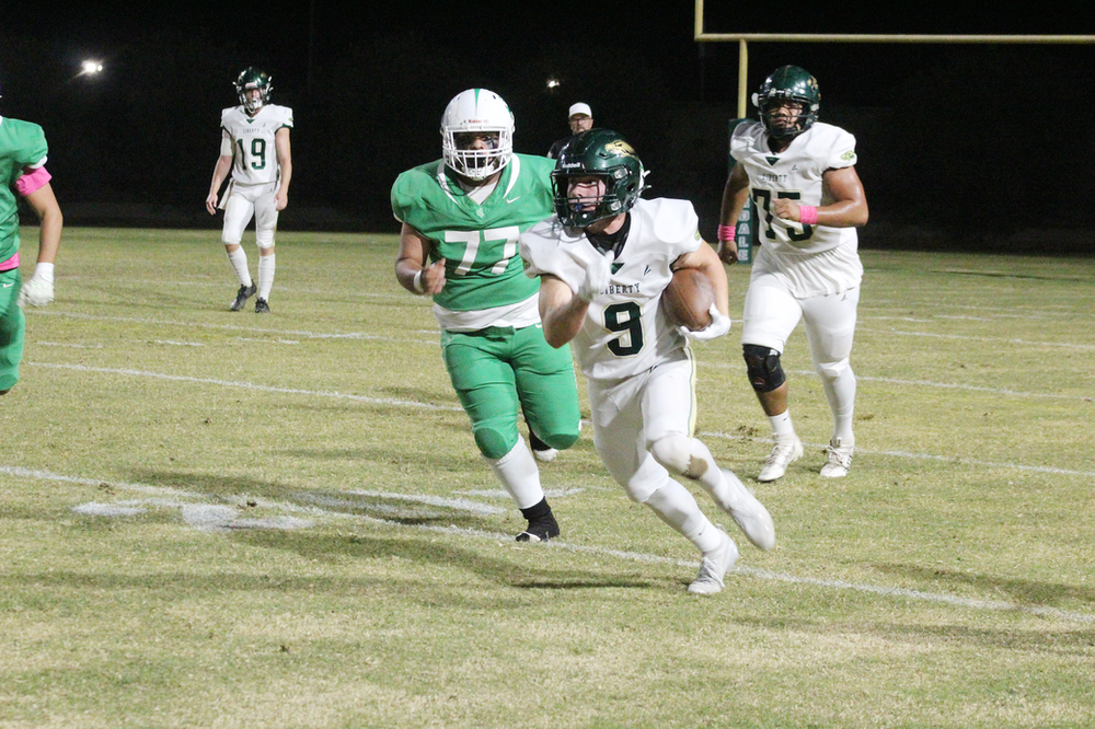 Liberty Hawks Secure 41-20 Victory, Remain Undefeated Ahead of Finale