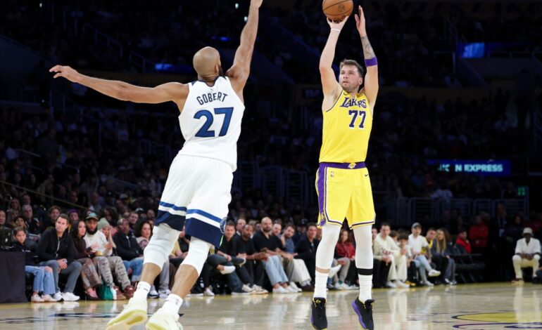 Luka Doncic Drops 49 Points in Lakers’ 128-110 Victory Over Timberwolves