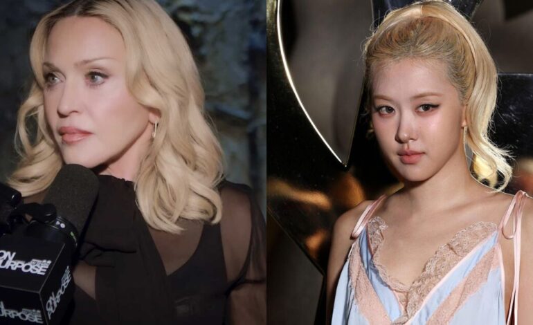 Madonna Supports BLACKPINK’s Rosé, Shifts Attention from Controversy