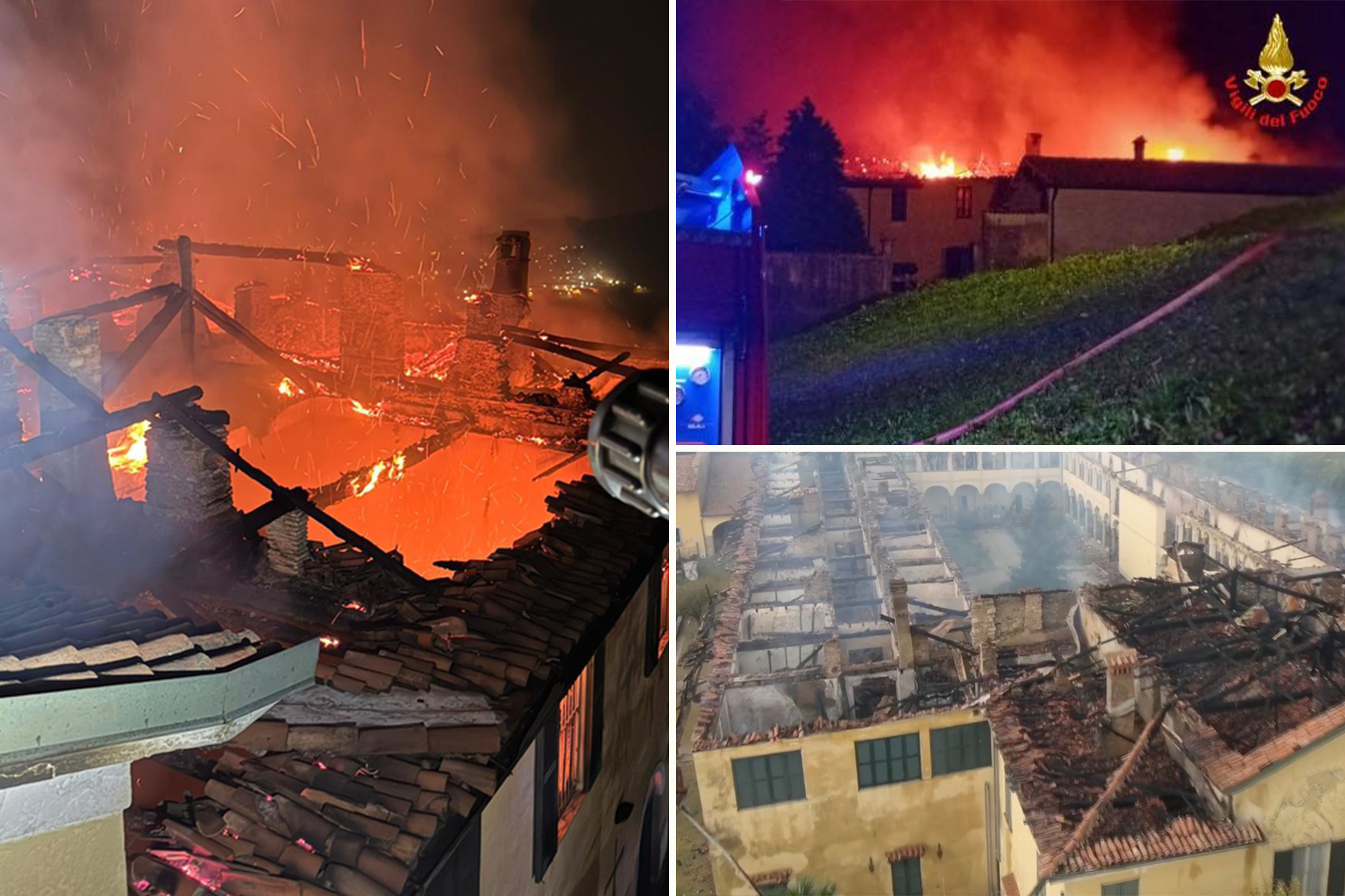 Nuns Escape Inferno at Historic Italian Monastery