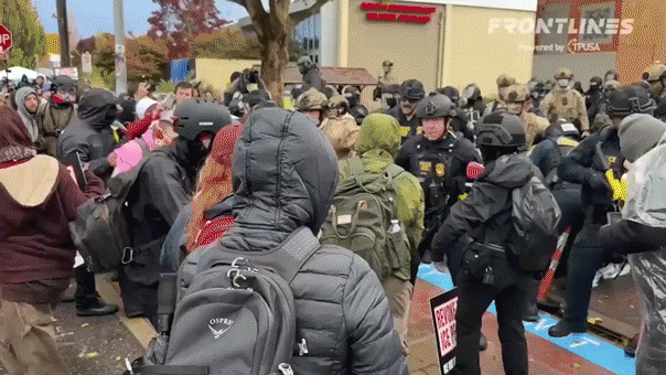 Protester Arrested as Tensions Escalate Outside Portland ICE Facility