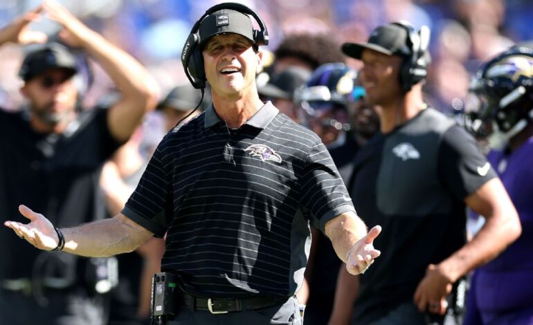 Ravens Suffer Historic Loss; Coach Harbaugh Vows to Rebuild