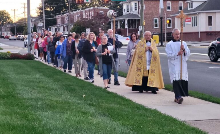 Sacred Heart Church Hosts Urgent Rosary Procession for Healing
