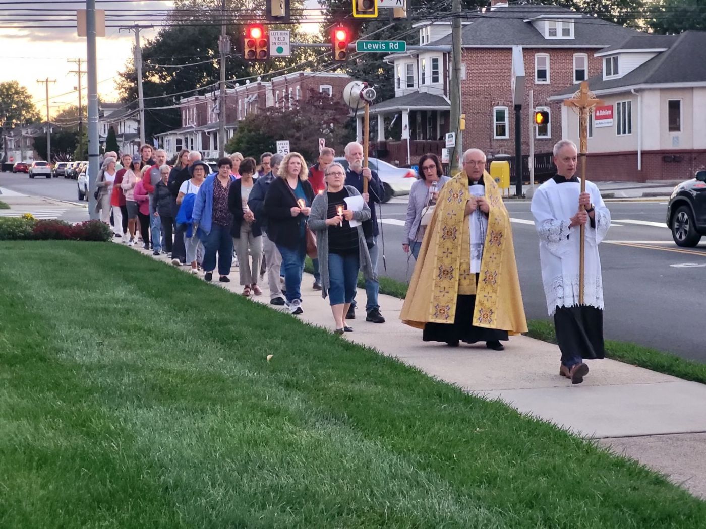 Sacred Heart Church Hosts Urgent Rosary Procession for Healing