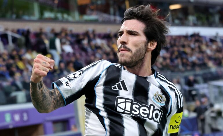 Sandro Tonali Signs Contract Extension with Newcastle Until 2029