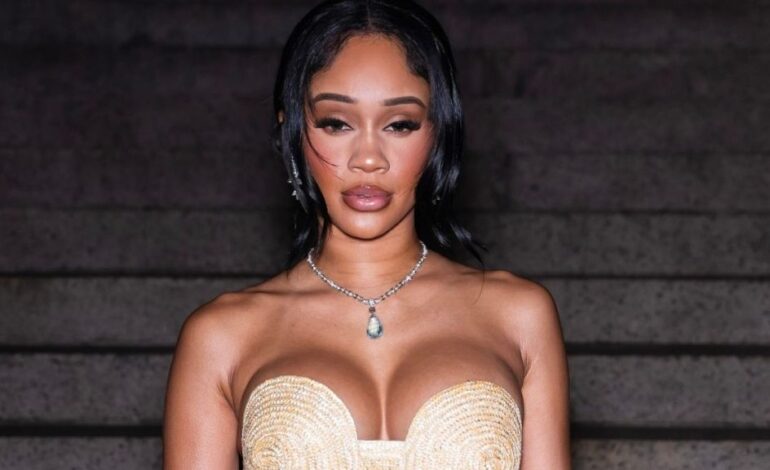 Saweetie Dazzles in Strapless Gown at Tatler Ball, Fans Rave