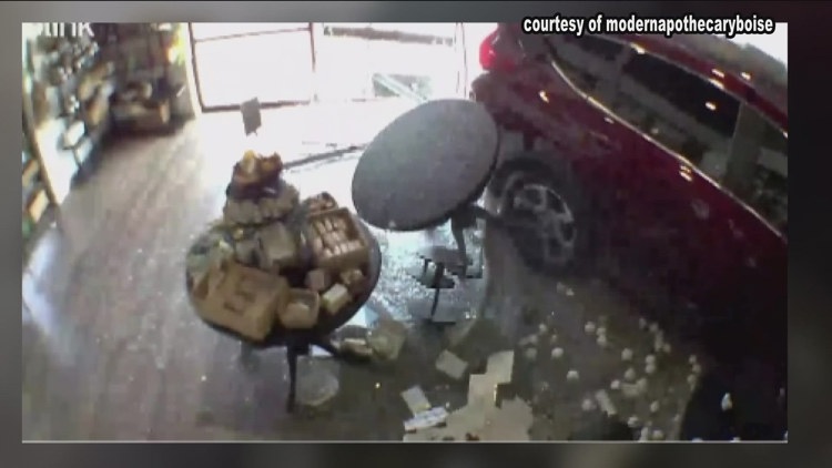 Storefront Crash: Owner Grateful for No Injuries in Incident