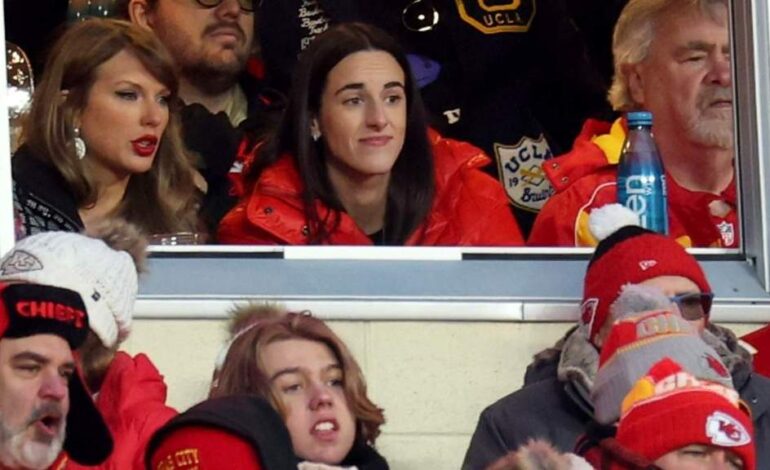 Taylor Swift & Caitlin Clark Reunite at Chiefs Game, Internet Erupts