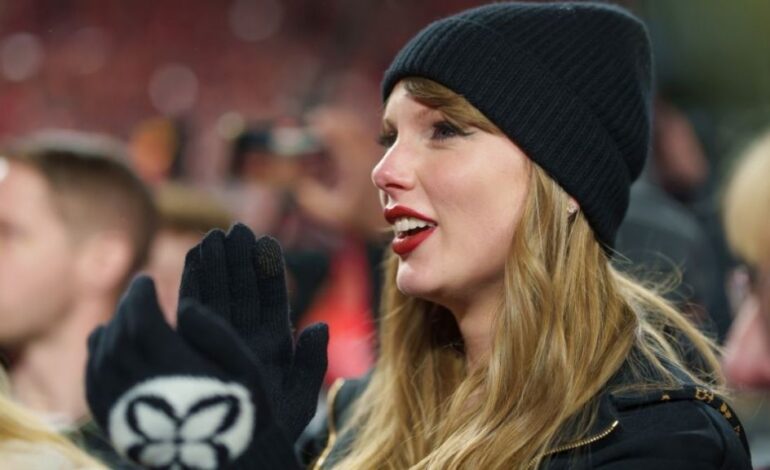 Taylor Swift Stuns in Mini Dress at NFL Game, Fans Declare ‘Queen of Chiefs’