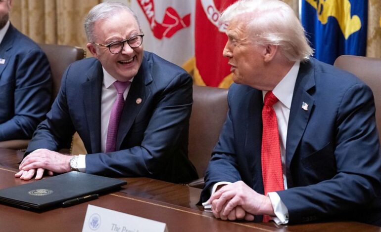 Trump, Albanese Announce Urgent Minerals Deal to Counter China