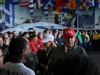 Trump Announces New Strike on Cartel Drug Boat During Naval Event