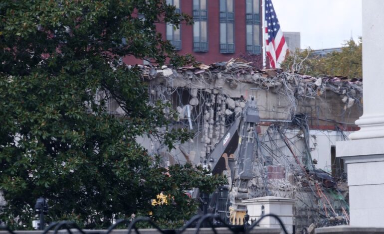 Trump Demolishes East Wing of White House, Urgent Controversy Grows