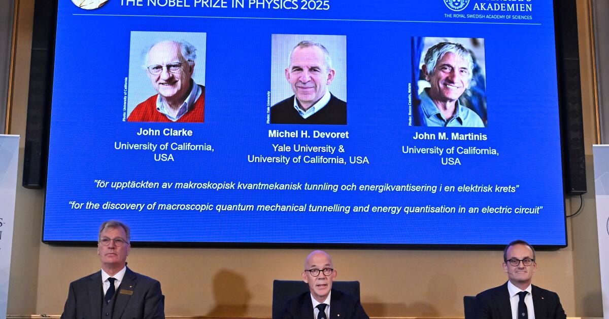 UC Scientists Honored with Nobel Prize for Quantum Computing Breakthroughs