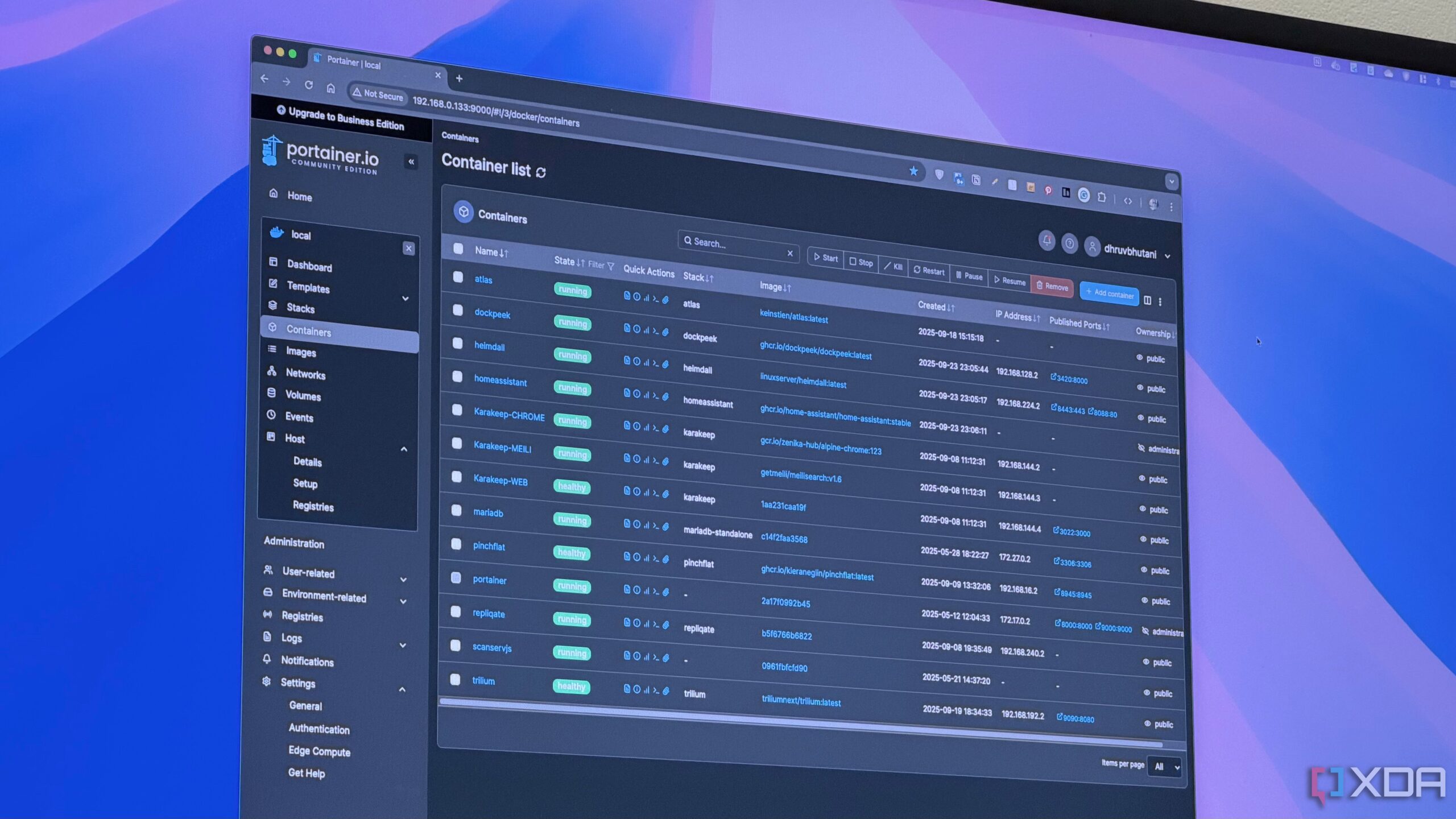 User Transforms Synology NAS with Portainer for Enhanced Management