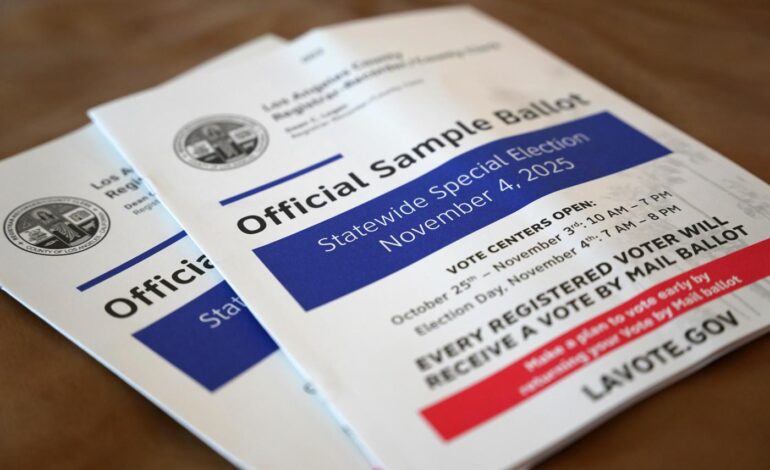 Voters Rally Behind Proposition 50 to Safeguard Democracy