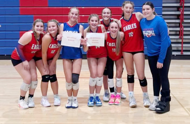 Wellsville Eighth Graders Clinch Volleyball Championship Title