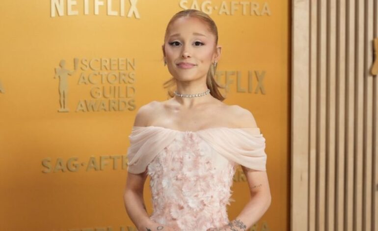 Ariana Grande Dazzles in Vintage Gown at Paris ‘Wicked’ Event
