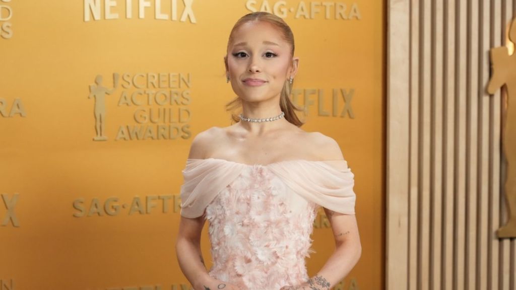 Ariana Grande Dazzles in Vintage Gown at Paris ‘Wicked’ Event