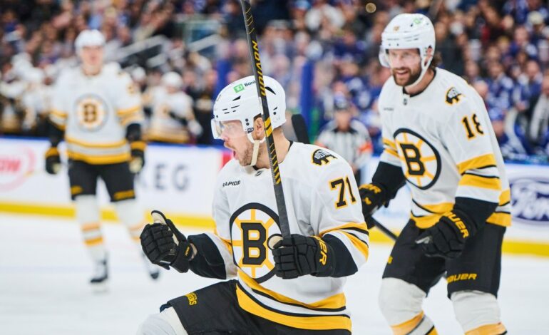Bruins Defeat Maple Leafs 4-2, Extend Winning Streak to Six