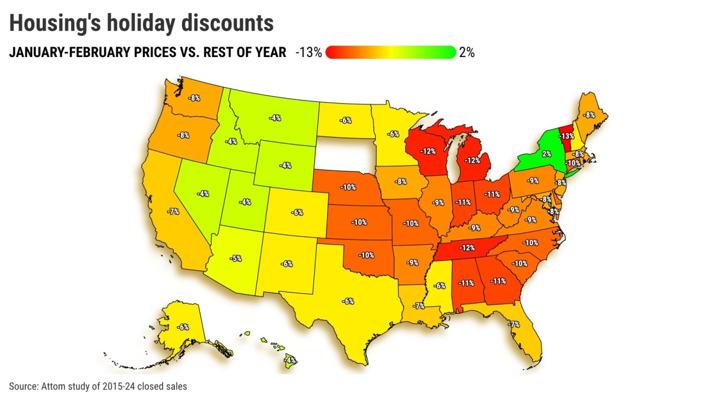 California Home Prices Drop 7%: Holiday Bargains Await Buyers