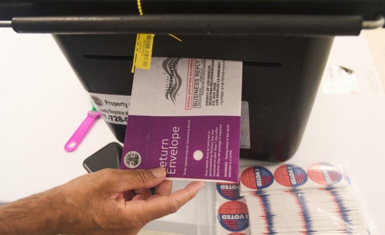 Californians Vote on Proposition 50 to Redraw Congressional Maps