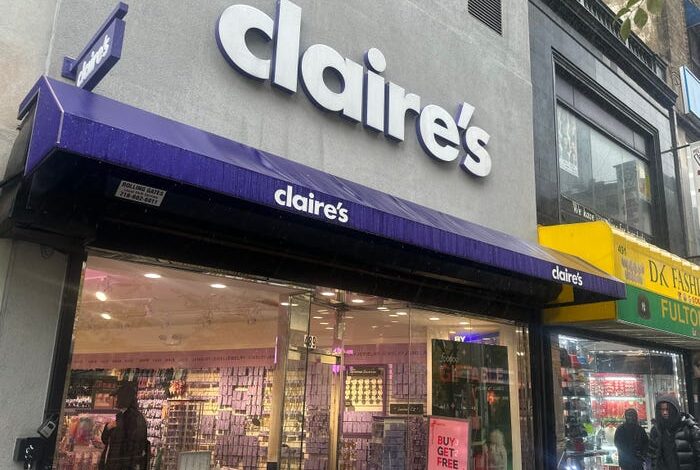 Claire’s Files for Bankruptcy, Closes 290 Stores Amid Struggles