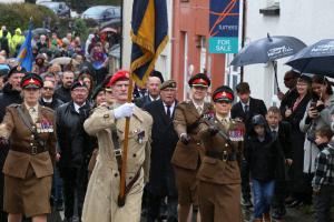 Combe Martin Honors Heroes in Urgent Remembrance Sunday Parade