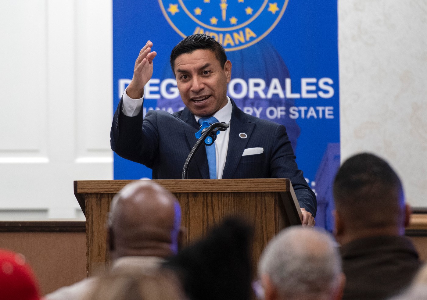 Confusion at Polling Locations During Secretary of State’s Visit