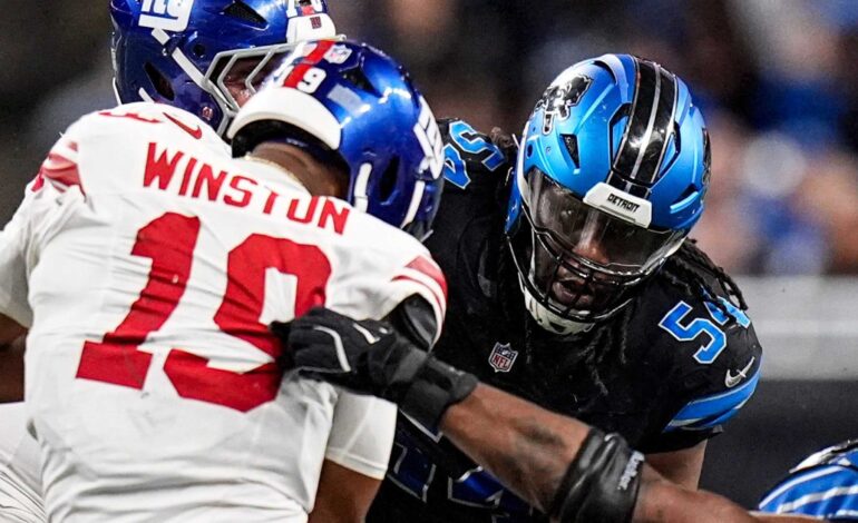 Detroit Lions Stay Strong in NFL Power Rankings After Giants Win