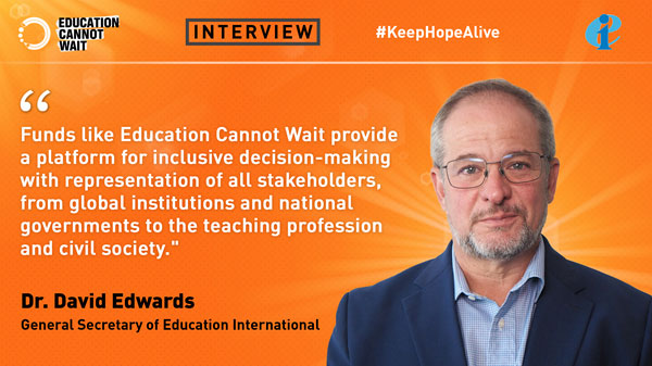 Dr. David Edwards Urges Global Action to Address Teacher Shortage NOW
