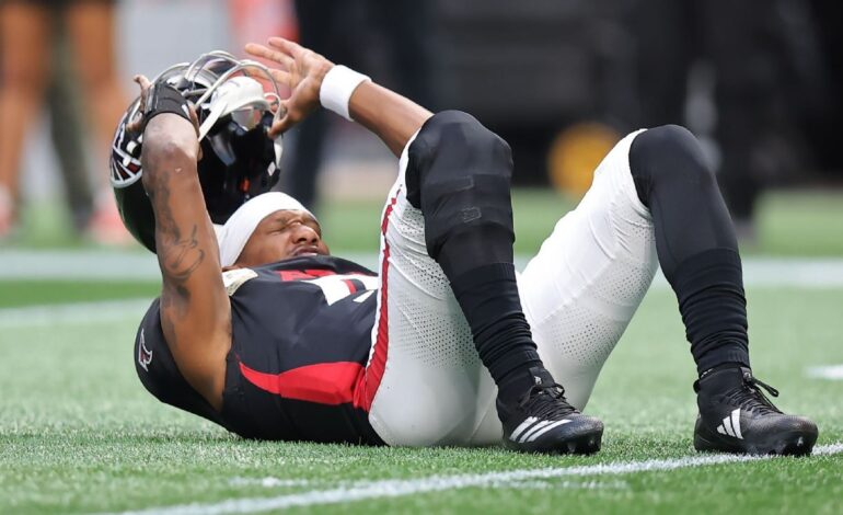 Falcons Quarterback Michael Penix Jr. Injures Knee Against Panthers