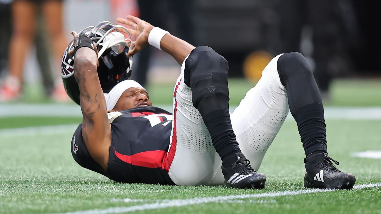 Falcons Quarterback Michael Penix Jr. Injures Knee Against Panthers