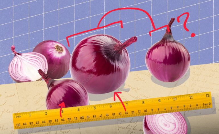 Grocery Store Onions Are Growing Too Large for Recipes