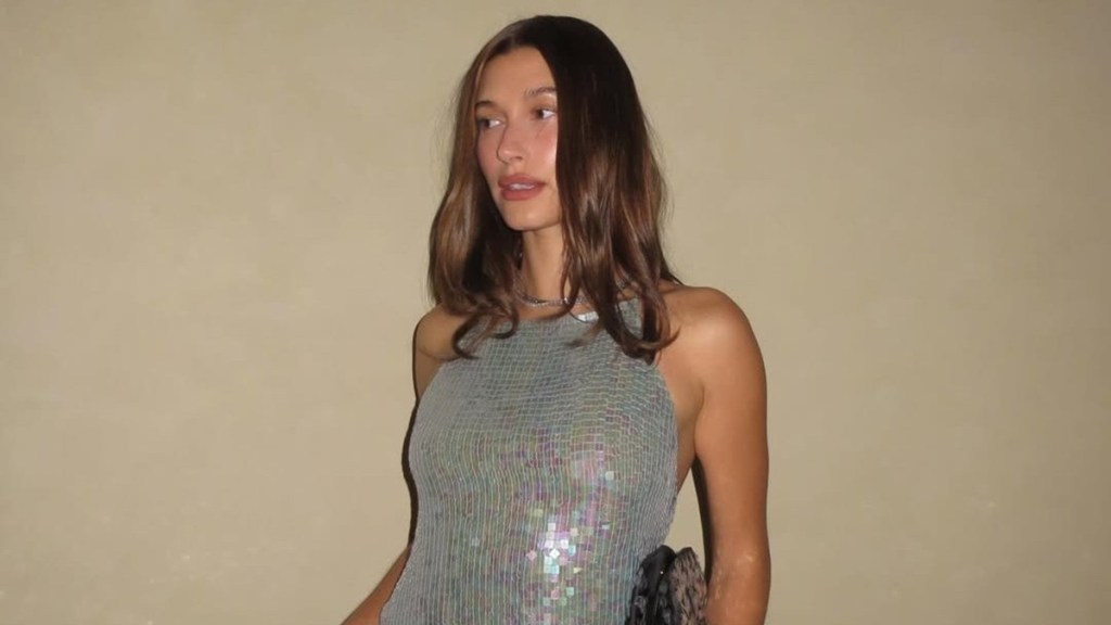 Hailey Bieber Rocks Sparkling Outfit for 29th Birthday Bash