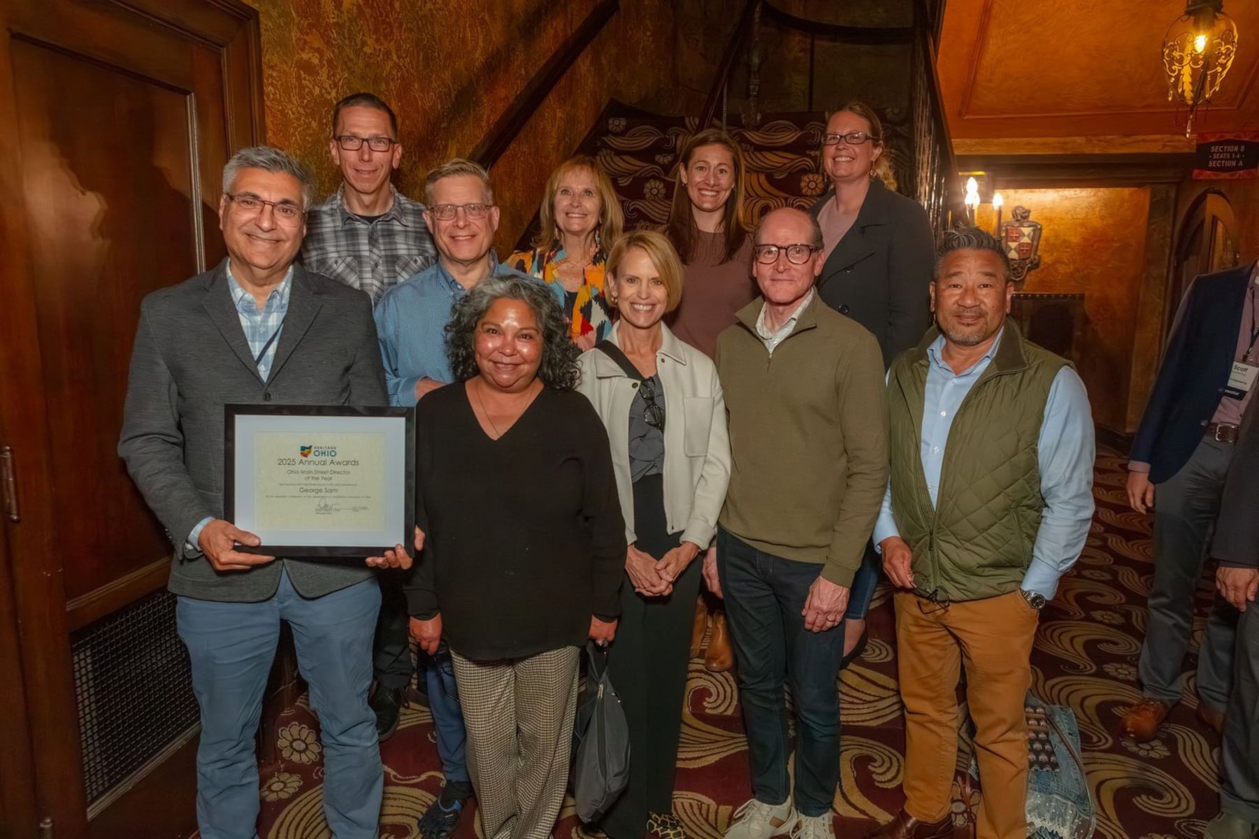 Heritage Ohio Awards George Sam as First Main Street Manager of the Year