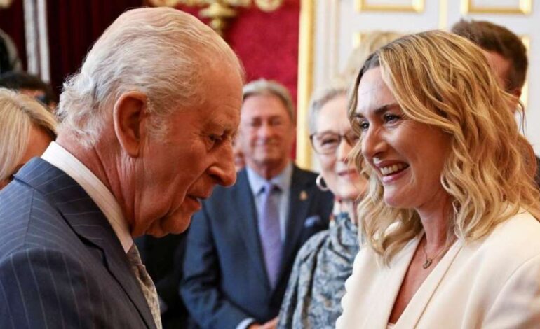 Kate Winslet Reveals Near Wardrobe Mishap Meeting King Charles