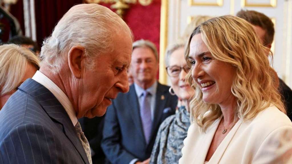 Kate Winslet Reveals Near Wardrobe Mishap Meeting King Charles