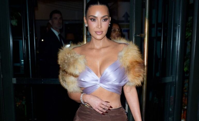 Kim Kardashian’s Stunning Satin Bra Look Sparks Fashion Frenzy