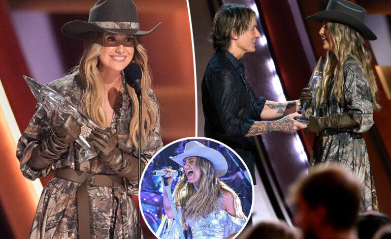 Lainey Wilson Dominates 2025 CMA Awards with Three Major Wins